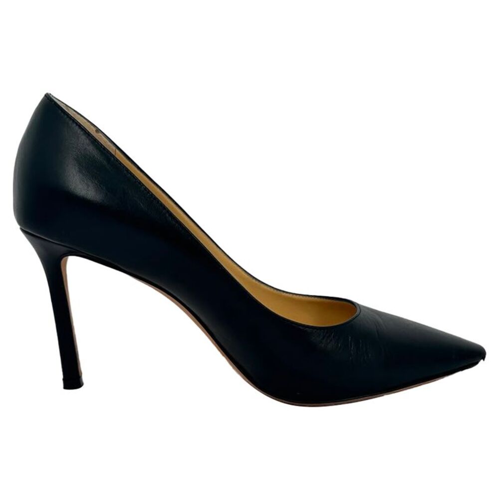 Jimmy Choo Romy 85 Pumps in Black Leather